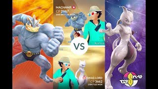 Mewtwo vs Machamp  BlissLax Counter Comparison [upl. by Berget444]