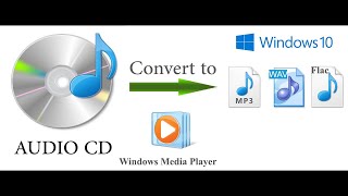 How to convert CD Audio Track cda to other formats such as MP3 and WAV with Windows Media Player [upl. by Aeki]