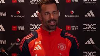 Ruud Van Nistelrooy press conference  Manchester United vs Chelsea at Old Trafford [upl. by Atinra]