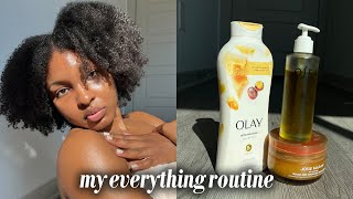 My Everything Shower Routine  Hair Care Skincare Bodycare Oral  Glowing Soft Skin  Kensthetic [upl. by Ecniv677]