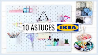 10 ASTUCES DE RANGEMENT IKEA [upl. by Bobbi]