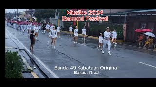 Musiko 2024 3 Banda 49 Kabataan Original Baras Rizal [upl. by Nnaylrebmik]