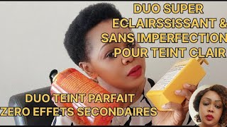 DUO ECLAIRCISSANT amp SANS IMPERFECTIONS POUR TEINT CLAIR lescosmetiquesbypassie [upl. by Zinck113]