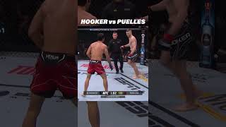 Hooker vs Puelles Was a Weird Fight mma ufc [upl. by Kamillah]