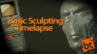 Basic Sculpting in Blender  Timelapse [upl. by Hsemar319]