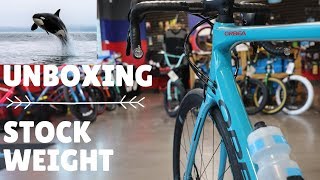 Orbea Orca M20 Disc Unboxing and Weight [upl. by Mikey]