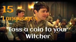 Toss a Coin to your Witcher In 15 Languages Netflixs The Witcher Episode 2 [upl. by Kcirdef]