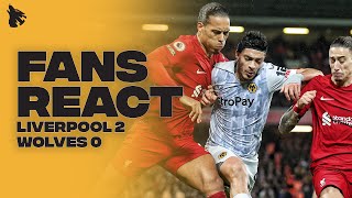 Wolves Fans React To Liverpool 20 Wolves [upl. by Edy163]