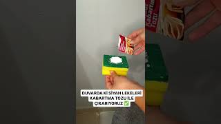 Duvardaki siyah lekeler tamamen yokoluyor travel keşfet temizlik youtubeshorts paylas öneçıkar [upl. by Kenta]