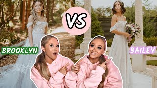 COMPARING TWINS Brooklyn amp Baileys WEDDINGS [upl. by Strep849]