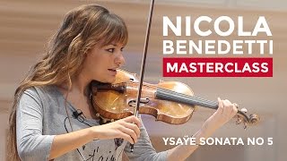 Nicola Benedetti Violin Masterclass at the RCM Emily Sun [upl. by Zilada]