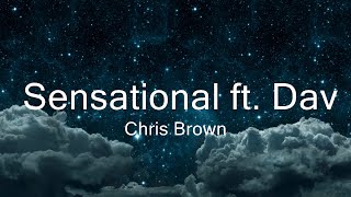 Chris Brown  Sensational ft Davido amp Lojay  Music Franco [upl. by Rafaelof81]