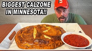 Rosallini’s 96oz Italian Calzone Challenge Is the Biggest in Minnesota [upl. by Tracee]