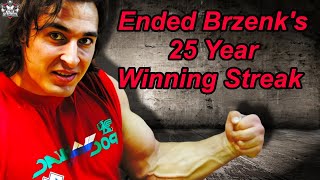 The Man Who Ended John Brzenk 25 year winning streak [upl. by Ntisuj64]