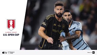 US Open Cup  LAFC vs Sporting Kansas City  Full Match Highlights [upl. by Enidlarej8]