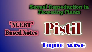 PistilSexual Reproduction in Flowering plants [upl. by Worthington986]