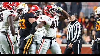 Channing Tindall 2021 Highlights  Georgia LB  2022 NFL Draft Prospect [upl. by Isle]