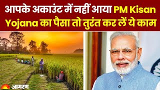 PM Kisan Yojana 14th Installment आपके अकाउंट में नहीं आया पीएम किसान का पैसा तो तुरंत कर लें ये काम [upl. by Eidlog]