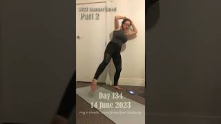 Day 134 Chloe Ting Transformation amp Weight Loss Challenge 2023 Motivation 💚pt 2 [upl. by Bigford]