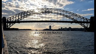 SYDNEY FERRY TO MANLY [upl. by Akissej]