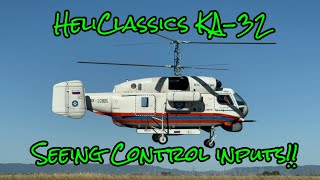 Kamov KA32 control input movement on Heliclassics model HSM24 [upl. by Ynelram821]