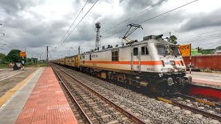 Aggressive ICF amp LHB Trains Storming Through Paraj  Netaji  Shabd Bhedi  Rajdhani  Hool Express [upl. by Ecirtnahc]