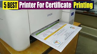 Best Printer For Certificate Printing Of 2023 [upl. by Letsyrc559]