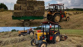 zgrabianie prasowanie i zbieranie siana 😯 czyli SIANOKOSY w pełni 🦾 Agro Vlog 20 RzP [upl. by End]