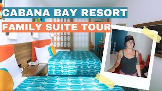 Cabana Bay Family Suite Room Tour Cabana Bay Beach Resort [upl. by Wiskind]