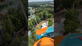 Goliath Six Flags Over Georgia pov sixflags sixflagsovergeorgia goliath rollercoaster coaster [upl. by Einnil]