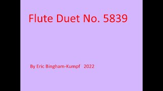 Flute Duet No 5839 [upl. by Llatsyrc]