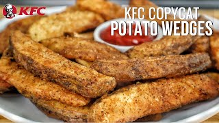 The secret to perfect KFC potato wedges [upl. by Oirelav]