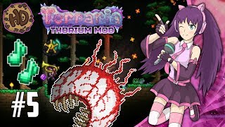 Terraria BRITNEY VS CTHULHU amp Bard INSPIRATION  Terraria THORIUM BARD Let’s Play  PC 135 5 [upl. by Reginnej]