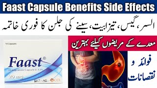 Faast Omeprazole 20 Mg Uses In Urdu  Faast 40 Mg Side Effects [upl. by Hepsibah]