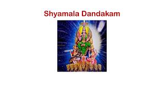 Shyamala Dandakam [upl. by Demahom]