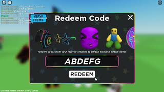 7 NEW CODE SFOR FREE ITEMS [upl. by Malachi]