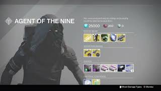 Destiny 1 Xur Week 34 October 27th 2023 [upl. by Gierk]