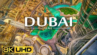 DUBAI United Arab Emirates 8K Video Ultra HD 240 FPS in Drone [upl. by Banky]