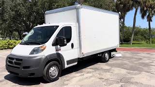 PreOwned 2018 Ram ProMaster 3500 14 FT Box Truck for Sale [upl. by Irolam]