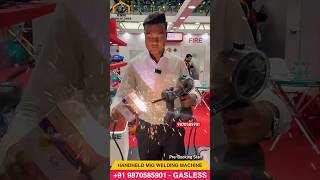 Handheld Smallest MIG Welding Machine  Portable Gasless MIG Welding Machine shorts ytshort [upl. by Algie]