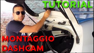 TUTORIAL installazione DASHCAM anteriore  fronteretro  presa OBD [upl. by Moclam303]