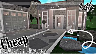 BLOXBURG 14k modern houseBUILD✔️ [upl. by Kippie]