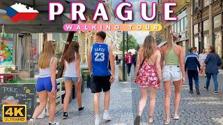 Prague Czech Republic 🇨🇿 Summer 2024 Walking Tour in 4K60FPS With Captions [upl. by Airelav]