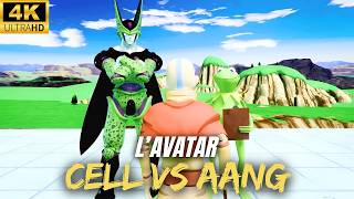 🇮🇹 CELL VS AVATAR AANG  ANIMAZIONE DI DevilArtemis [upl. by Asenad]