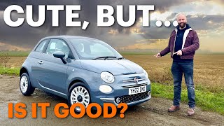 2022 Fiat 500 hybrid review – is there a good car behind that cute face [upl. by Eseuqram]