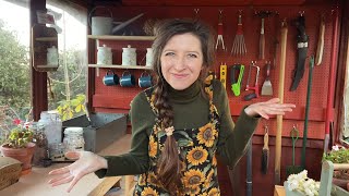 Potting Shed Makeover  How To Maximise Storage amp Organise a 6x8 Shed  Homegrown Garden [upl. by Azeria]