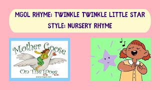 MGOL Rhymes Twinkle Twinkle Little Star  Style Nursery Rhyme [upl. by Nylikcaj]