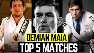 DEMIAN MAIA Top 5 Matches [upl. by Adaminah723]