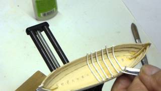 Model boats for the USS Constitution Part 3 [upl. by Erdnael]