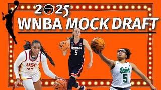 2025 WNBA MOCK DRAFT [upl. by Huberty810]